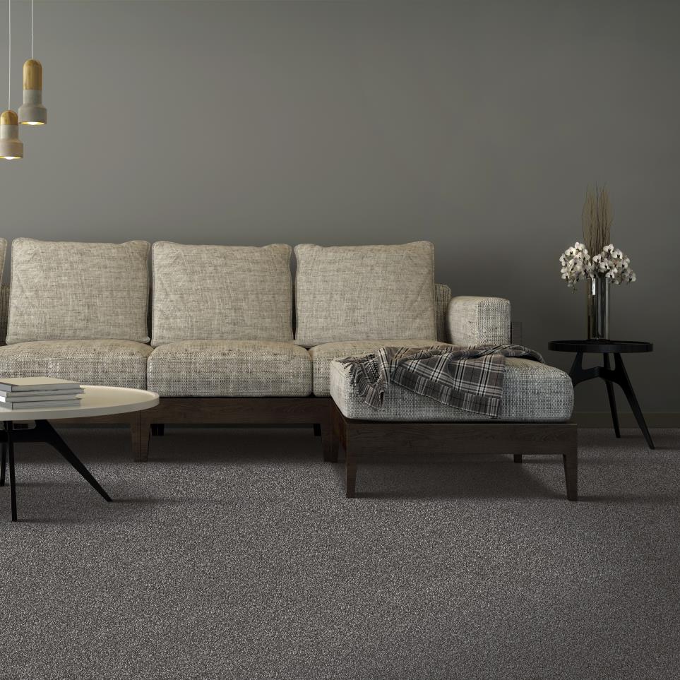 Textured Saxony Greyhound Brown Carpet