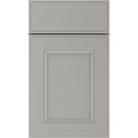 Square Stamped Concrete Paint - Grey Square Cabinets