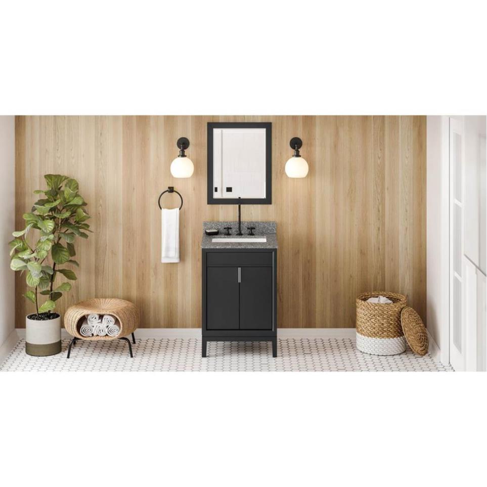 Base with Sink Top Black Grey / Black Vanities