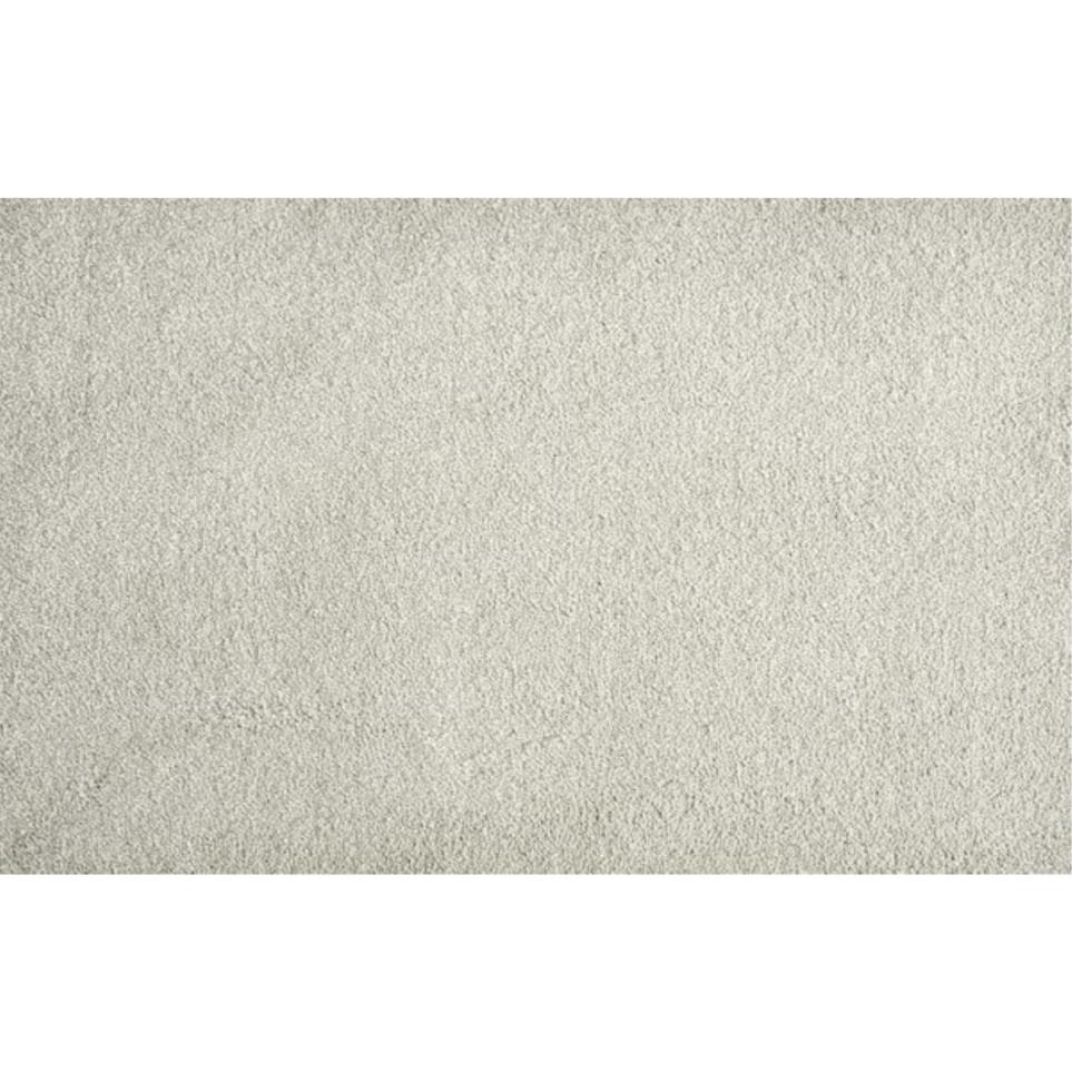 Plush Saxony Platinum White Carpet