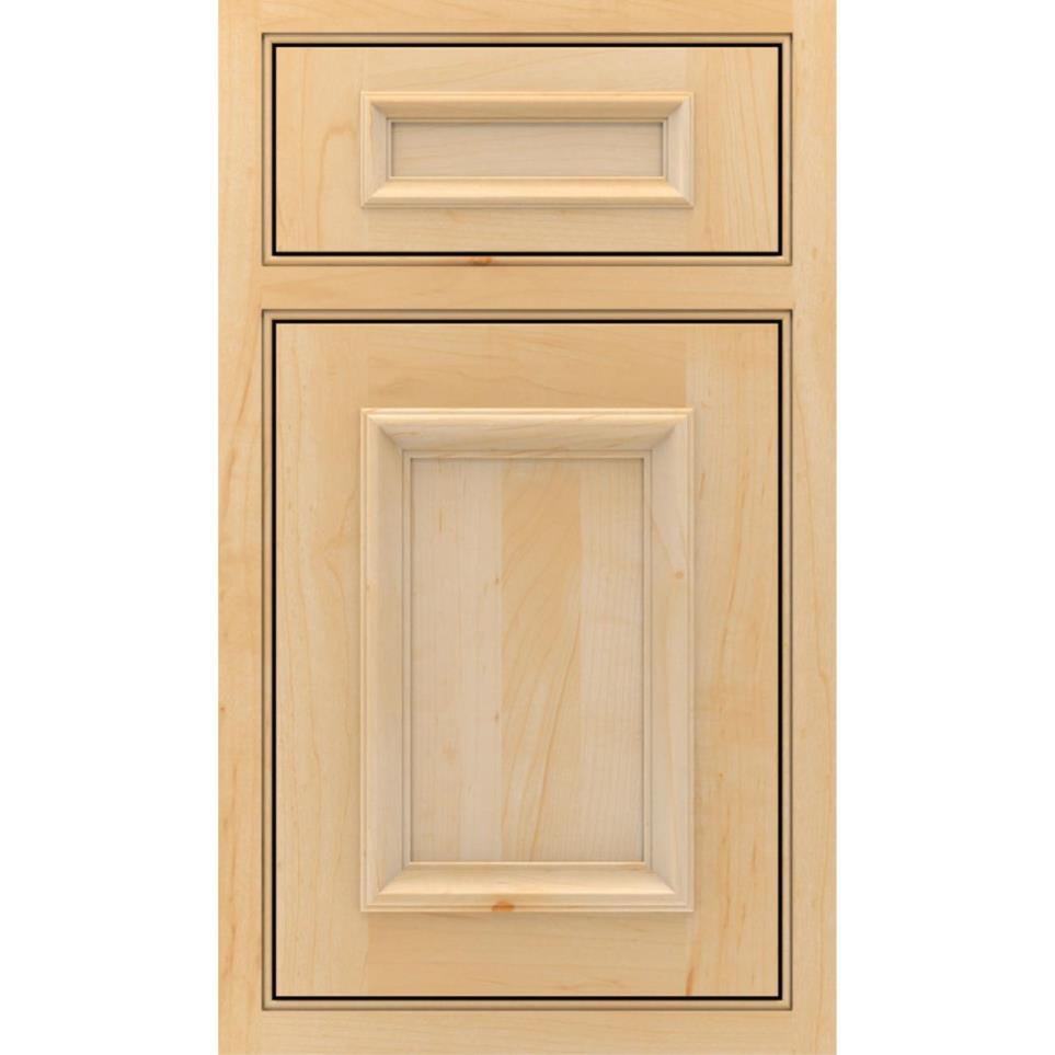 Square Natural Light Finish Square Cabinets