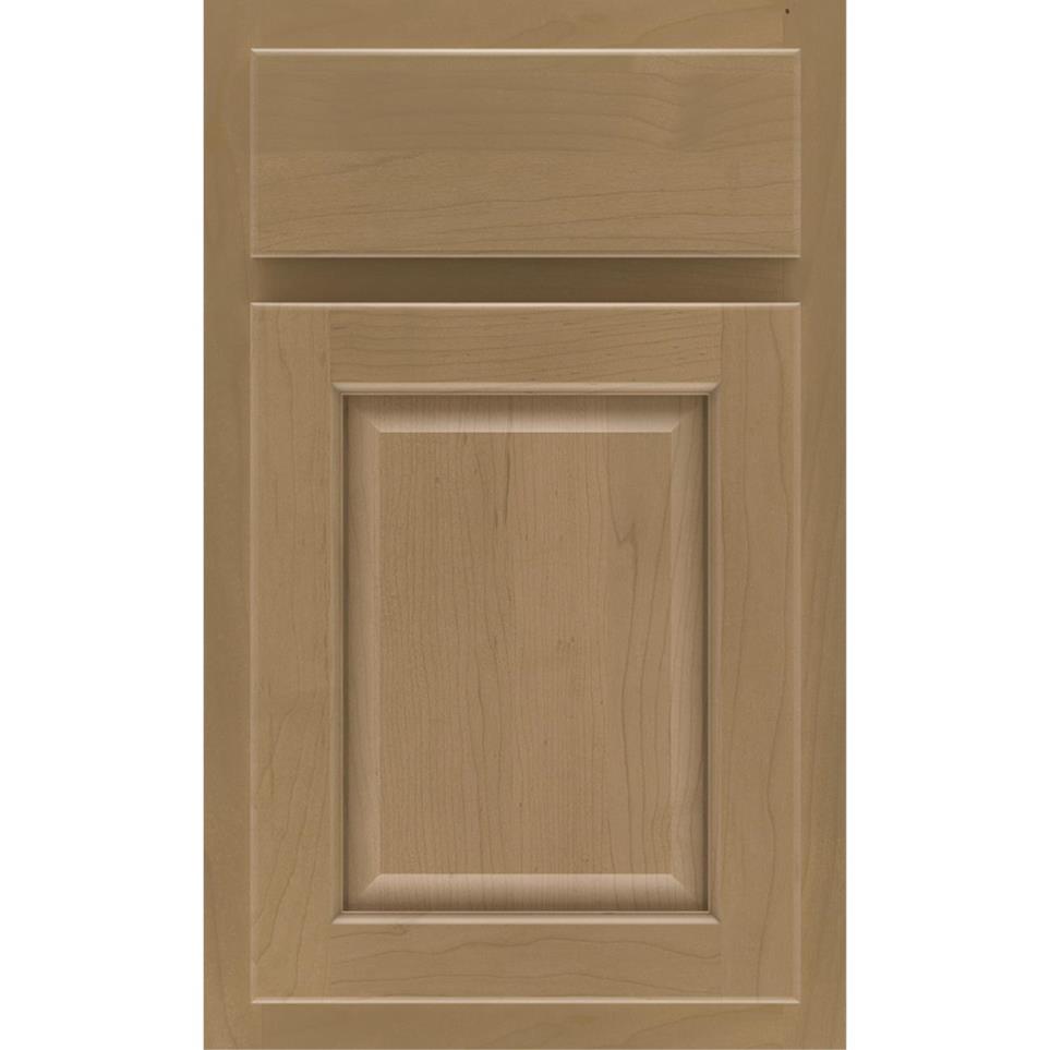 Square Buckskin Medium Finish Square Cabinets