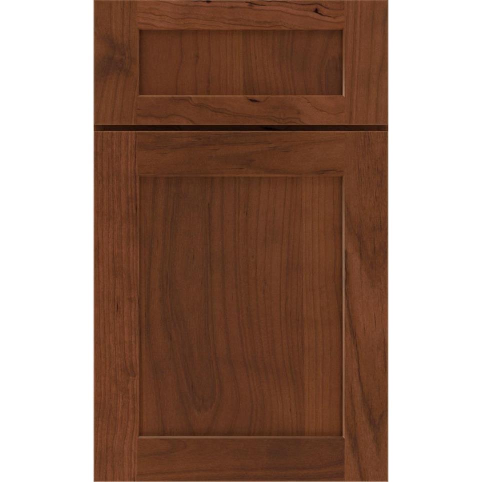 Square Tundra Dark Finish Square Cabinets