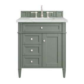 Base with Sink Top Smokey Celadon Green Vanities