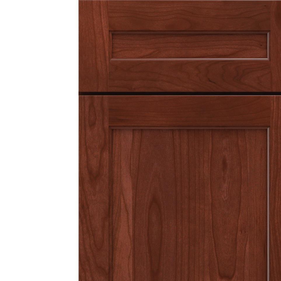 5 Piece Marsala Dark Finish 5 Piece Cabinets