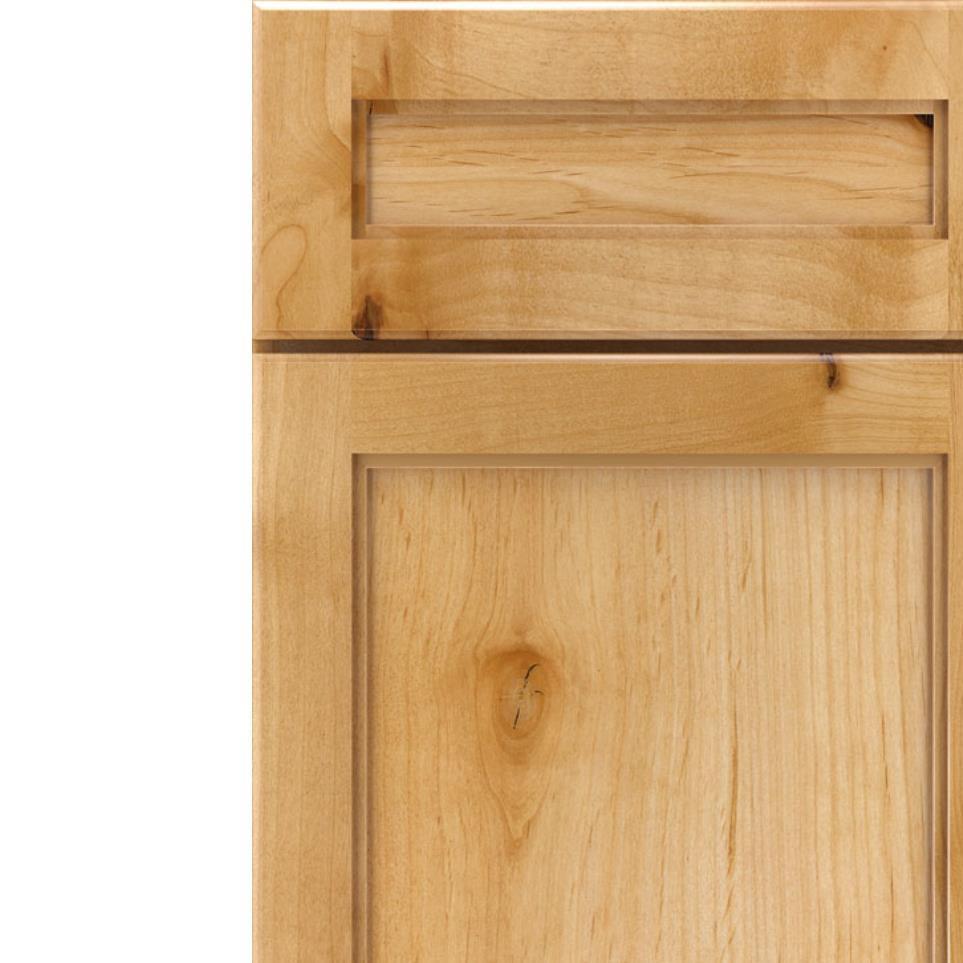 Square Natural Light Finish Square Cabinets