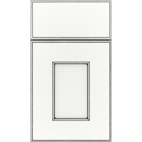 Square Whitecap Black Glaze Glaze - Paint Square Cabinets