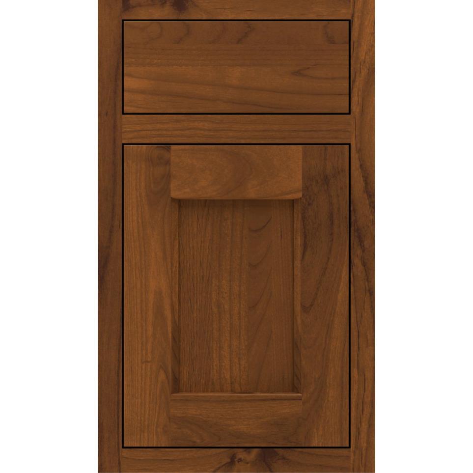 Square Suede Medium Finish Square Cabinets