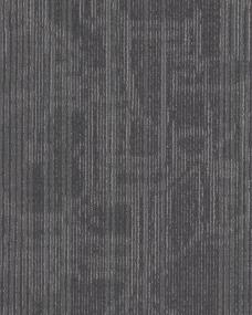 Multi-Level Loop Root Gray Carpet Tile