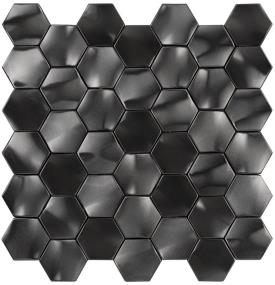 Mosaic Gun Metal Black Tile