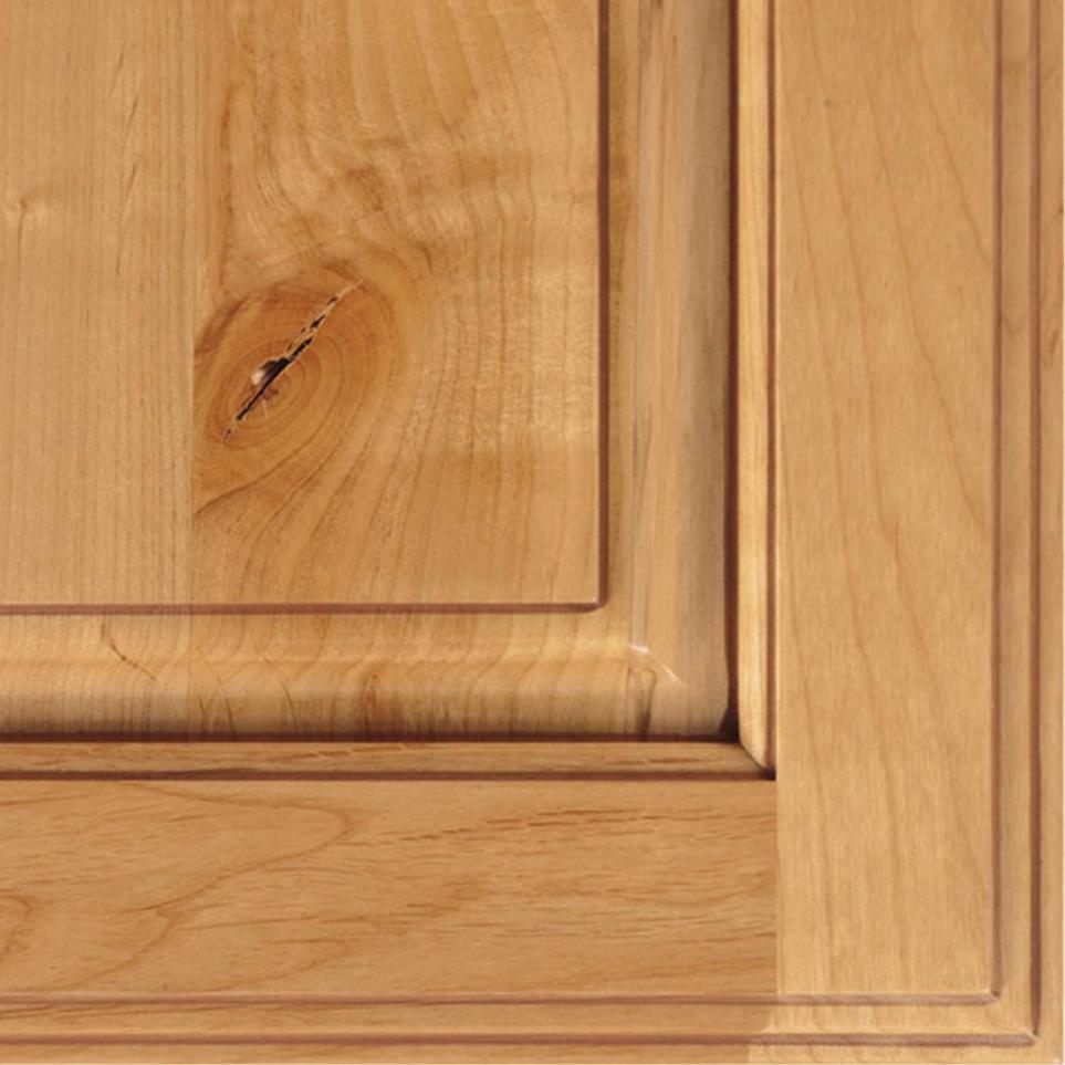 Square Natural Toasted Almond Penned Glaze - Stain Square Cabinets