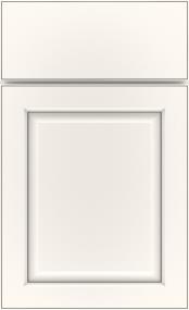 White With Grey Stone Penned