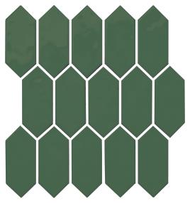 Mosaic Cyclade Glossy Green Tile