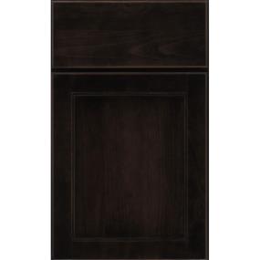 Square Chocolate Dark Finish Square Cabinets