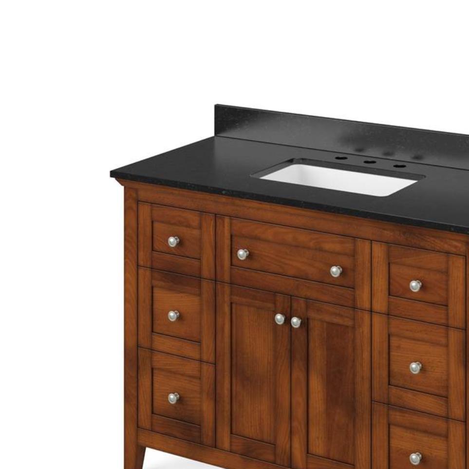 Base with Sink Top Chocolate Dark Finish Vanities