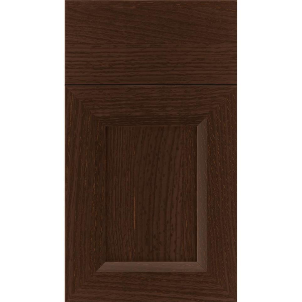 Square Cappuccino Dark Finish Square Cabinets