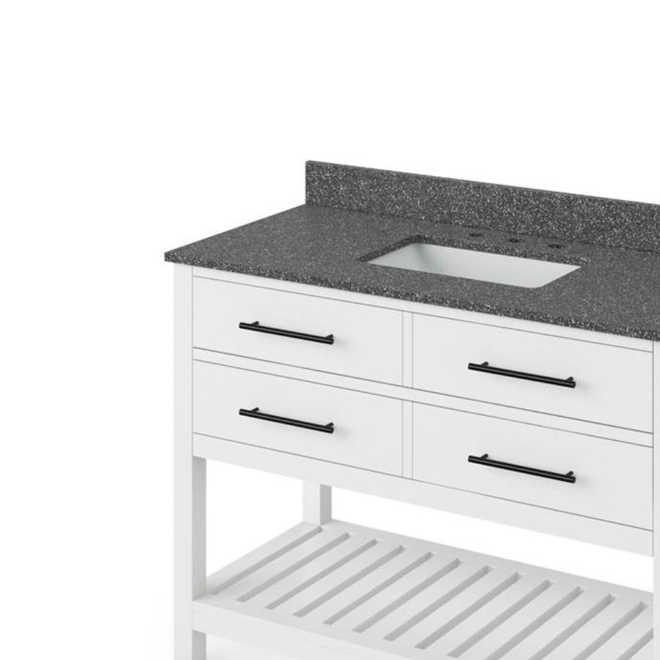 Base with Sink Top White White Vanities