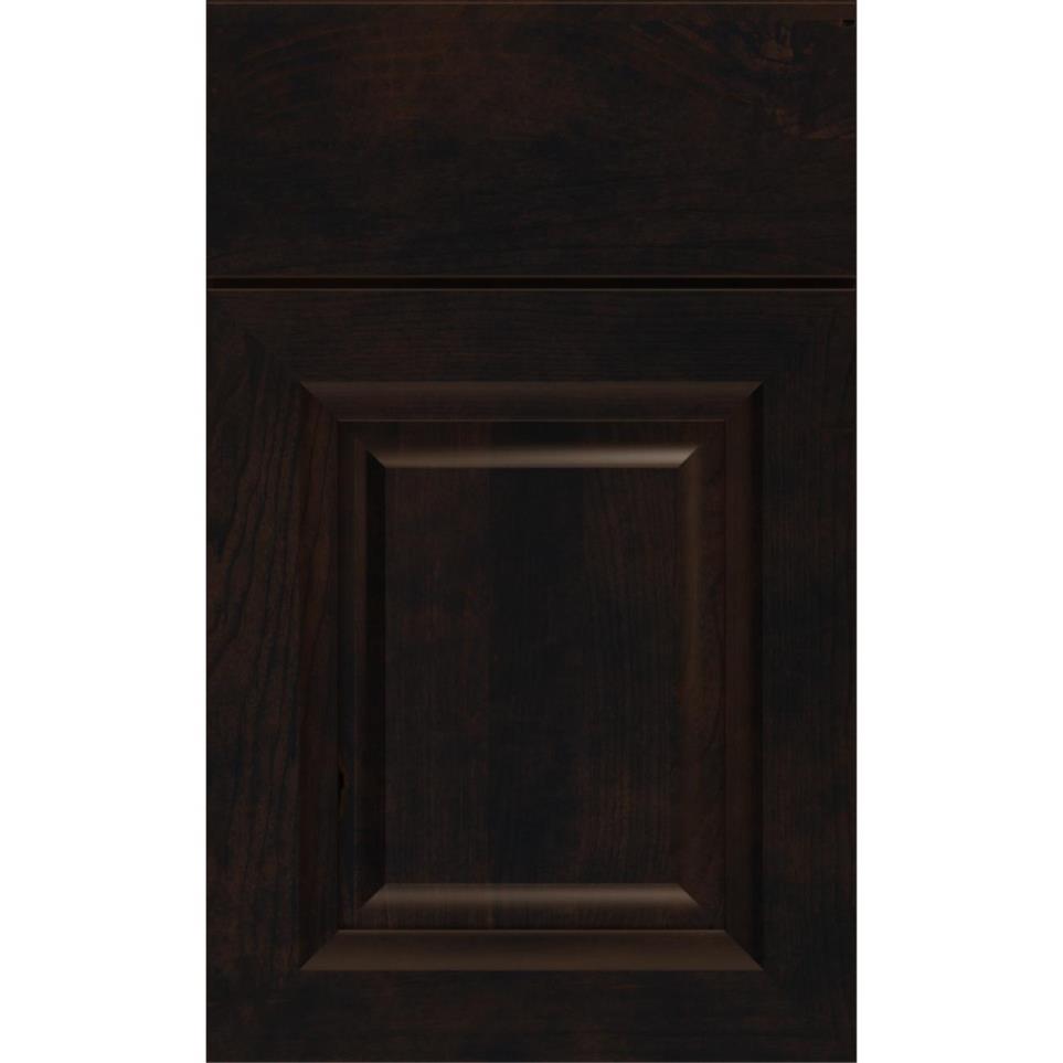 Square Chocolate Dark Finish Square Cabinets