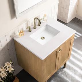 Base with Sink Top Light Oak Light Finish Vanities