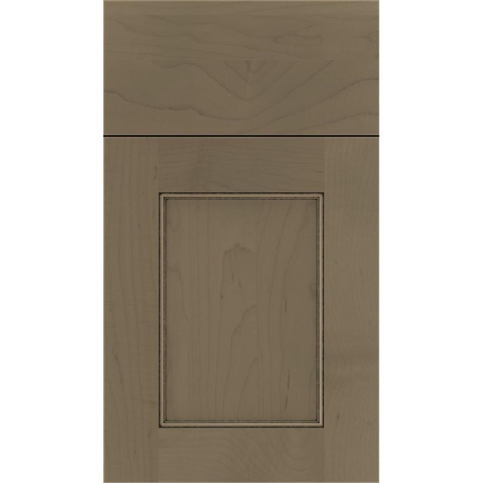 Square Winter Black Glaze Glaze - Stain Square Cabinets