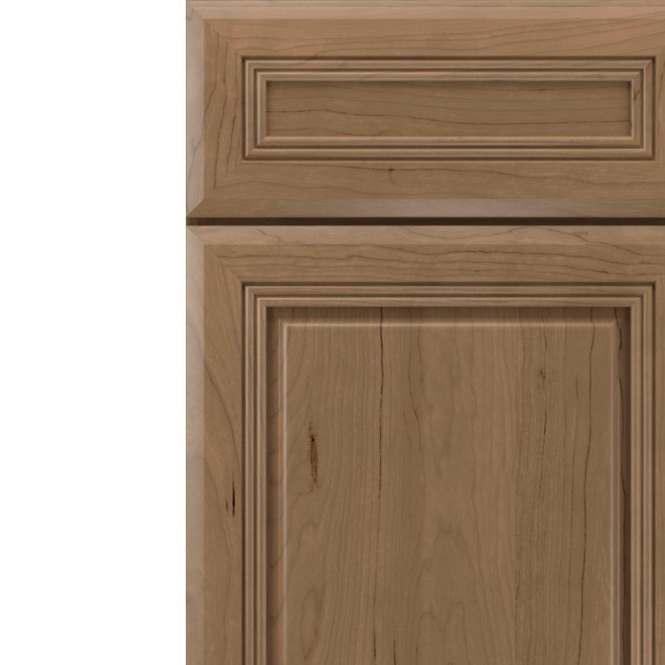 5 Piece Buckskin Medium Finish 5 Piece Cabinets