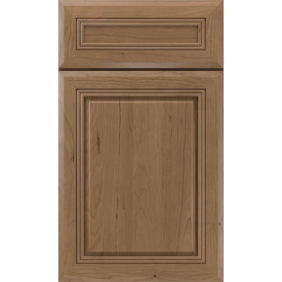 5 Piece Buckskin Medium Finish 5 Piece Cabinets