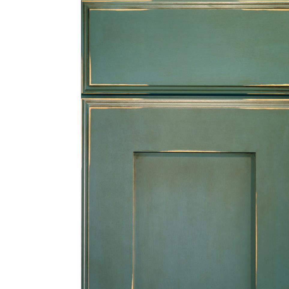 Square Turquoise Rust Specialty Square Cabinets