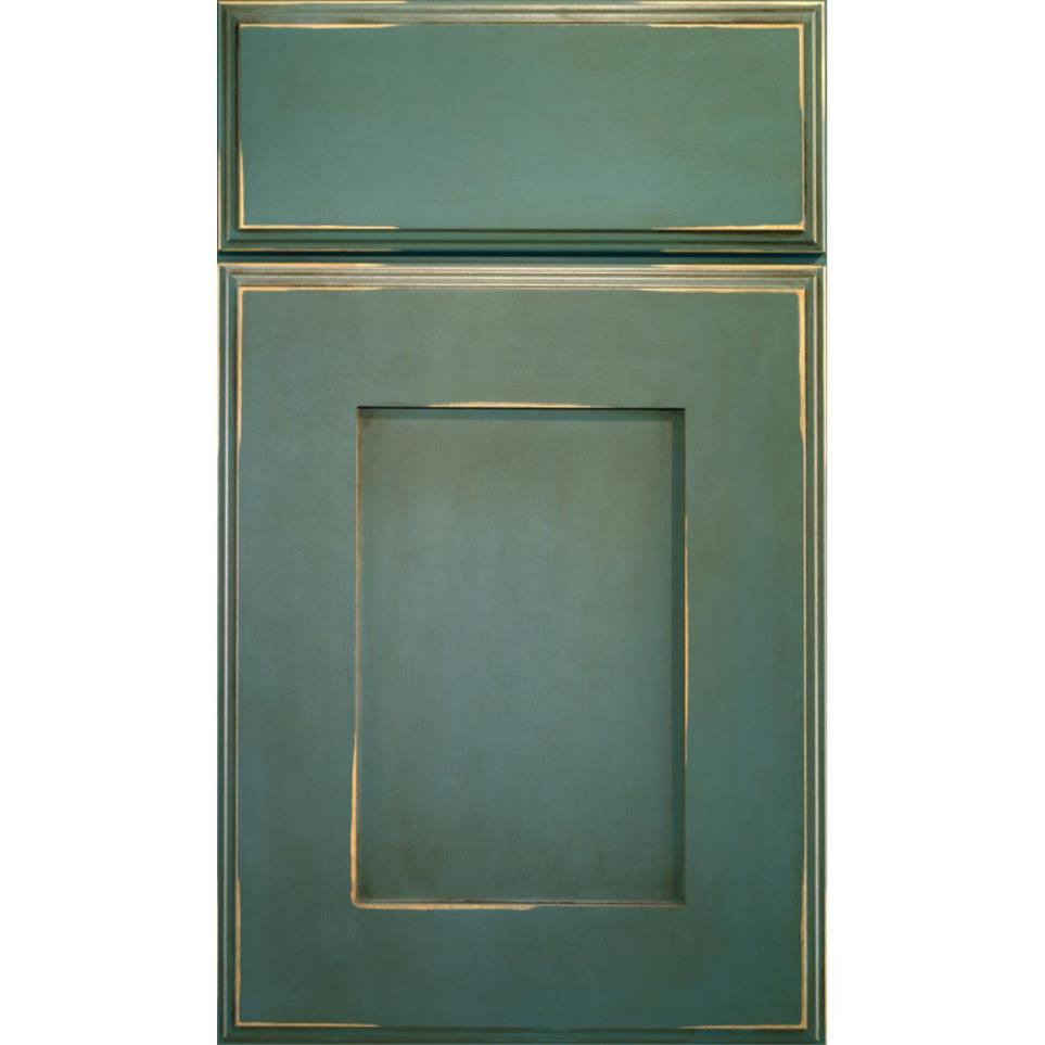 Square Turquoise Rust Specialty Square Cabinets