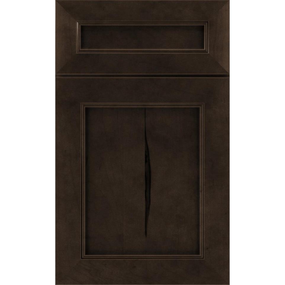 5 Piece Thatch Dark Finish 5 Piece Cabinets