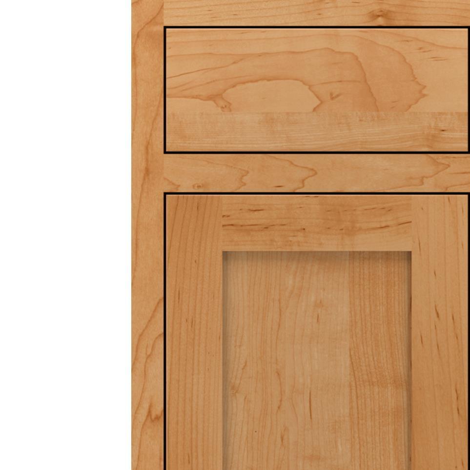 Square Wheatfield Light Finish Square Cabinets