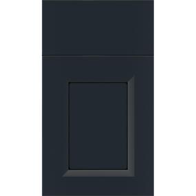 Square Gunmetal Blue Black Glaze Glaze - Stain Square Cabinets
