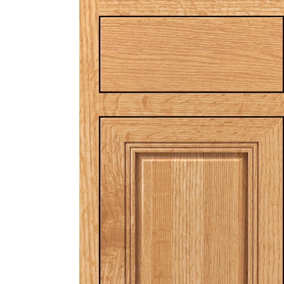 Inset Natural Light Finish Inset Cabinets