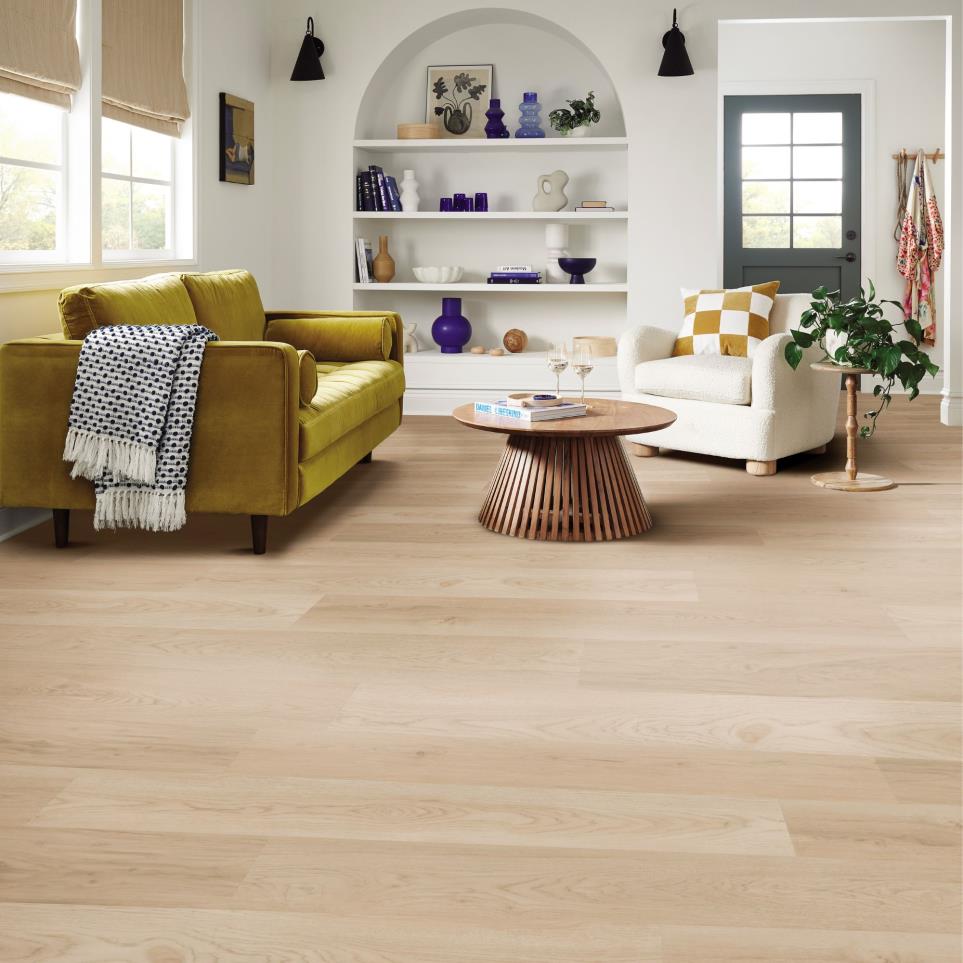 Plank Ashen Sand Light Finish Vinyl