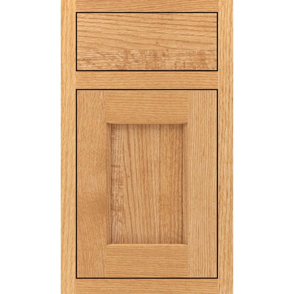 Square Natural Light Finish Square Cabinets