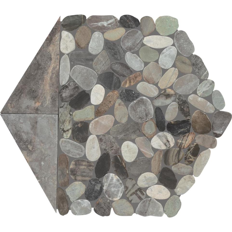 Mosaic Coastal Tumbled Gray Tile