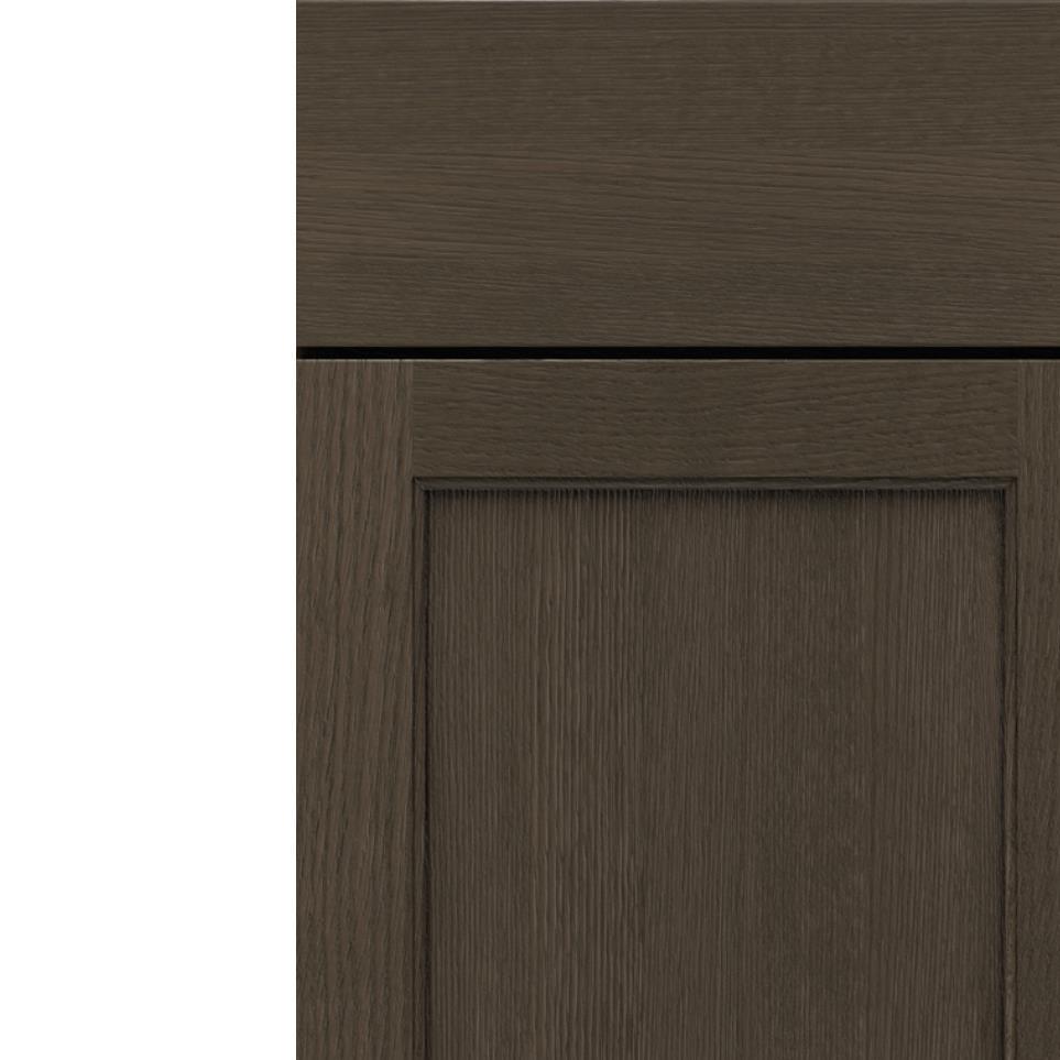 Square Boulder Dark Finish Square Cabinets