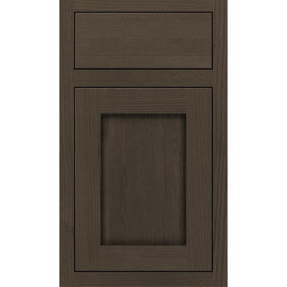 Square Shadow Dark Finish Square Cabinets