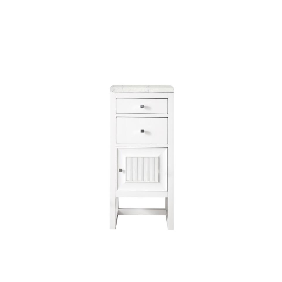 Base with Sink Top Glossy White White Vanities