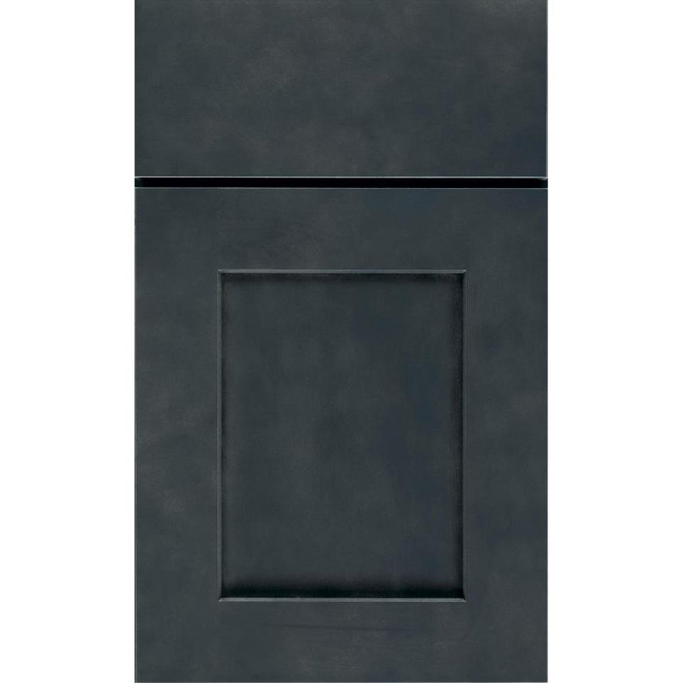 Square Storm Dark Finish Square Cabinets