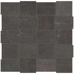 Mosaic Black Nickel Matte Black Tile