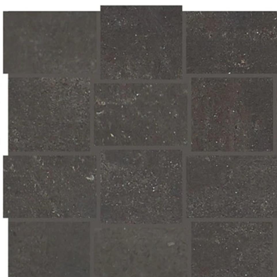 Mosaic Black Nickel Matte Black Tile