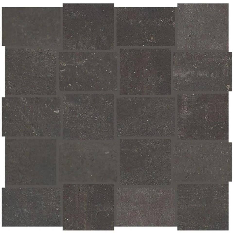 Mosaic Black Nickel Matte Black Tile