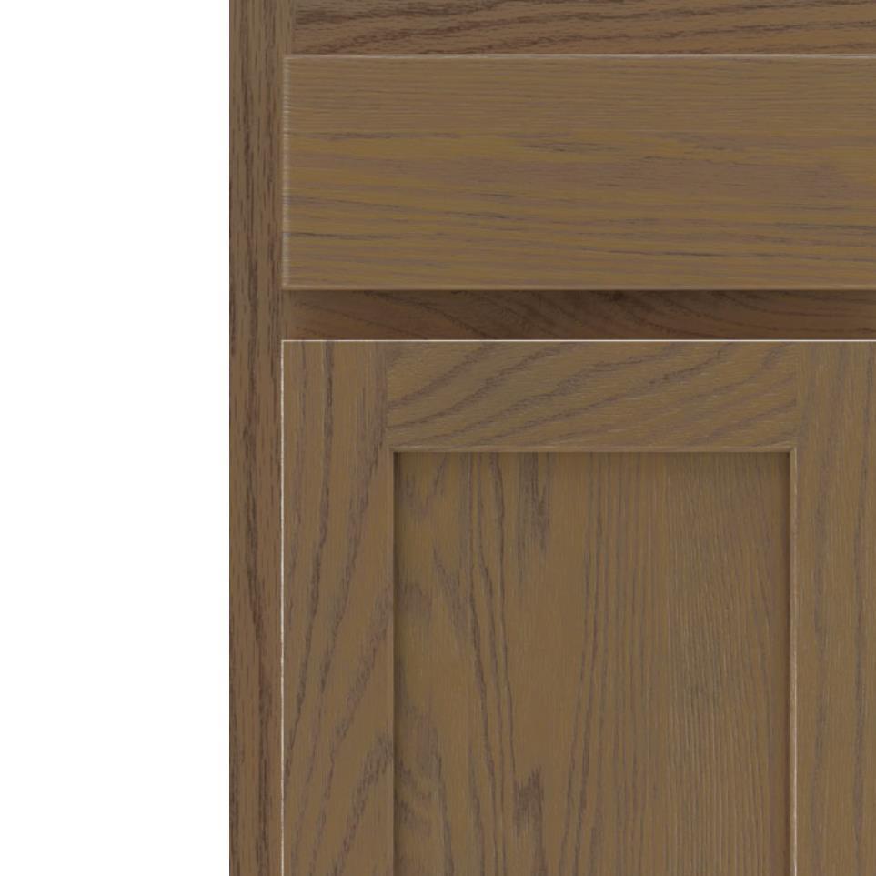 Square Morel Medium Finish Square Cabinets