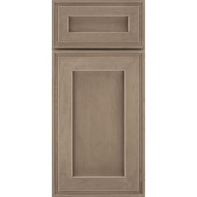 Square Pumice Light Finish Square Cabinets