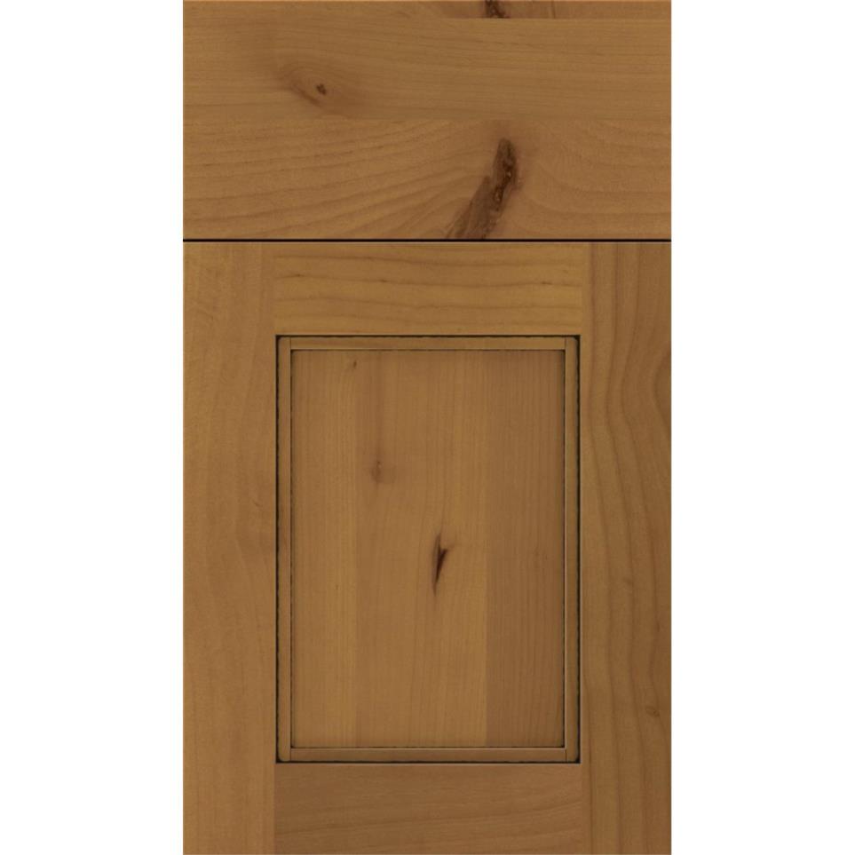 Square Ginger Black Glaze Glaze - Stain Square Cabinets