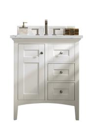 Base with Sink Top Bright White White Vanities