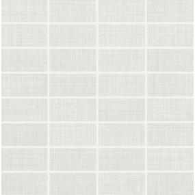 Mosaic Modern Textile White Matte White Tile