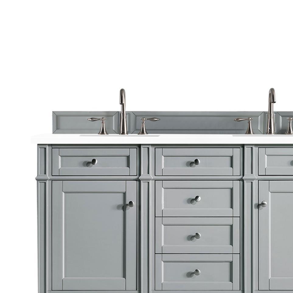 Base with Sink Top Urban Gray Grey / Black Vanities