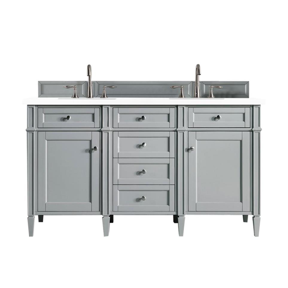 Base with Sink Top Urban Gray Grey / Black Vanities