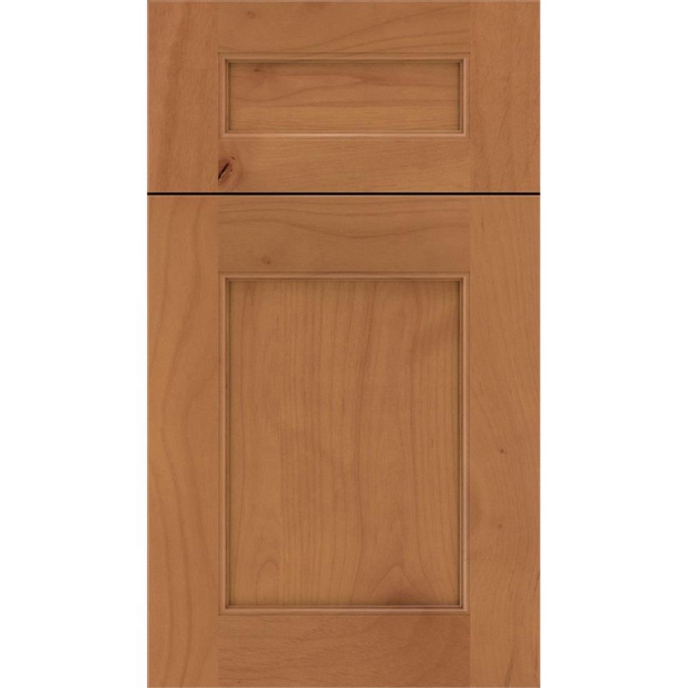 Square Ginger Light Finish Square Cabinets